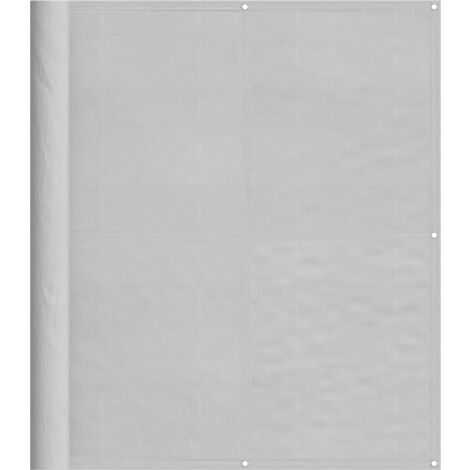 Écran de balcon gris clair 120x400 100% polyester oxford