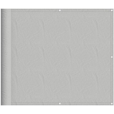 Écran de balcon gris clair 90x300 100% polyester oxford