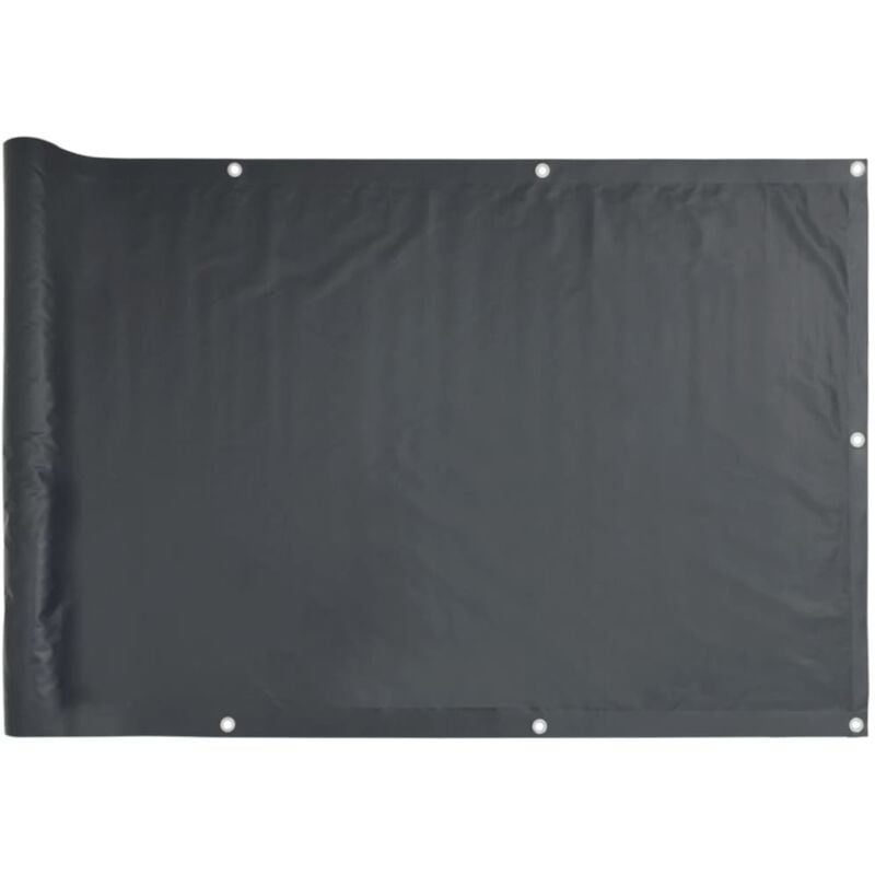 Maison Chic - cran de balcon Magnifique - Brise Vue Jardin Terrasse - Anthracite 120x300 cm Tissu Oxford Chic-609144
