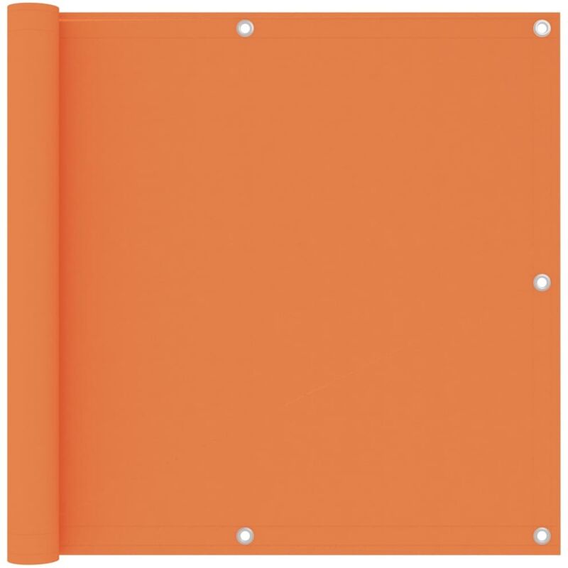 Écran de balcon Orange 90x300 cm Tissu Oxford