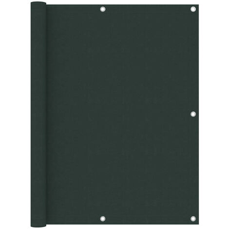 Écran de balcon Vert foncé 120x300 Tissu Oxford