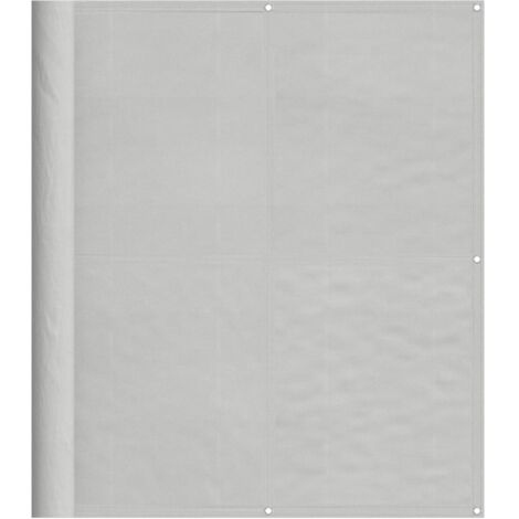 Écran de balcon，Brise Vue de terrasse，Toile de Balcon gris clair 120x300 cm 100% polyester oxford CFW595892