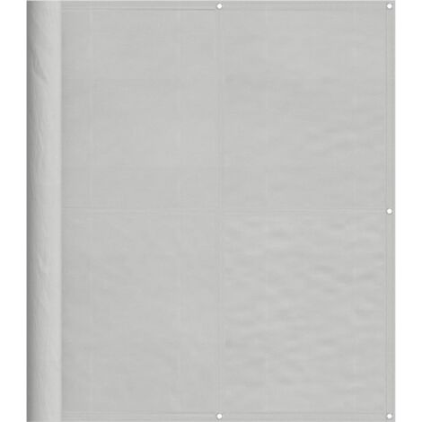 Écran de balcon，Brise Vue de terrasse，Toile de Balcon gris clair 120x400 cm 100% polyester oxford CFW113359