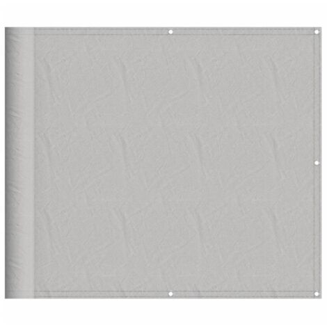 Écran de balcon，Brise Vue de terrasse，Toile de Balcon gris clair 90x500 cm 100% polyester oxford CFW750901