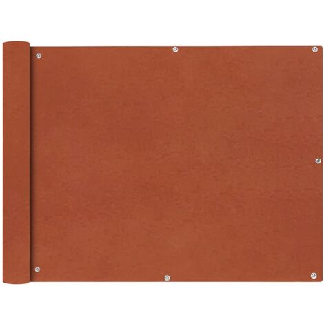 Écran de balcon,Brise-vue UV Protection en tissu Oxford 90x400 cm Ocre marron -91600 - Rouge