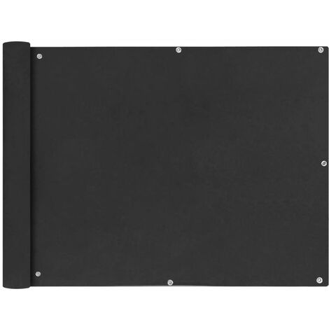 Écran de balcon,Brise-vue UV Protection en tissu Oxford 90x600 cm Anthracite -48449 - Anthracite