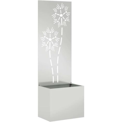 Écran de confidentialité de jardin Floral Argent 50 x 140 cm CFW226288