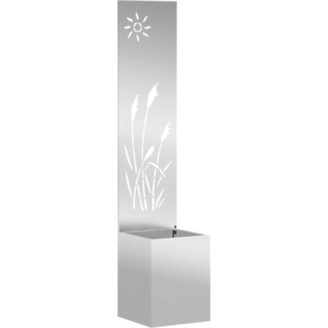 Écran de confidentialité de jardin Fretwork Argent 32 x 140 cm CFW391916