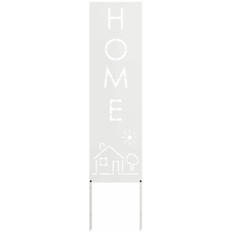 Écran de confidentialité de jardin Fretwork Blanc 32 x 140 cm CFW894607