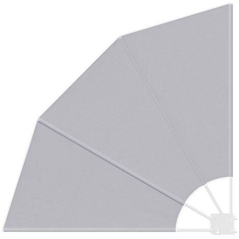 Écran de confidentialité pour balcon Gris 115 x 115 cm tissu CFW758619