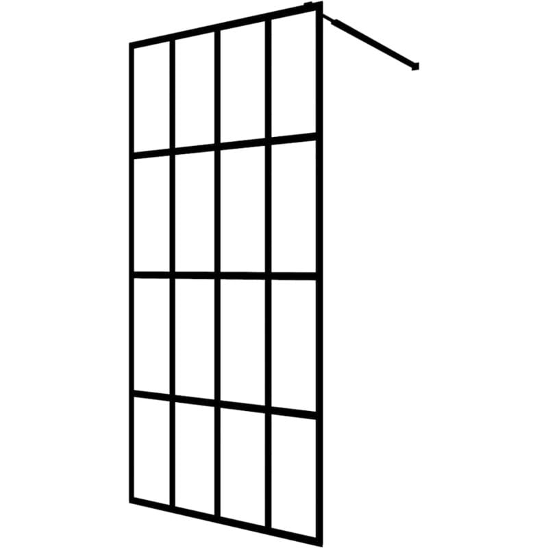 Vidaxl - cran de douche Verre trempé dépoli 100x195 cm