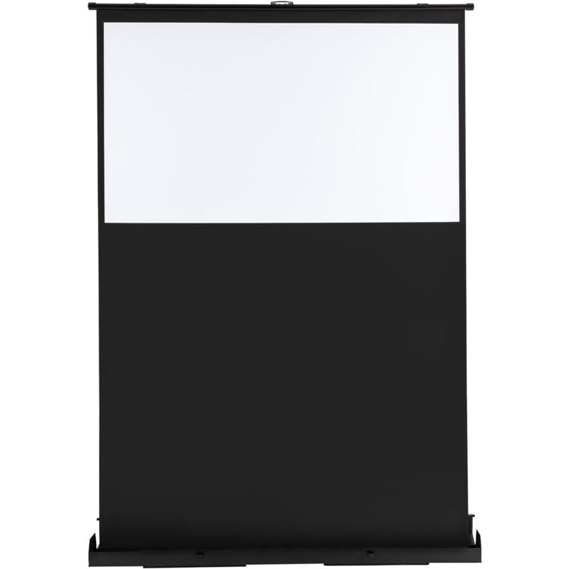 Gojoy - cran de projection 60'16:9, portable, hauteur réglable, Toile de projection autoportant pour salle de projection domestique, salon, chambre à