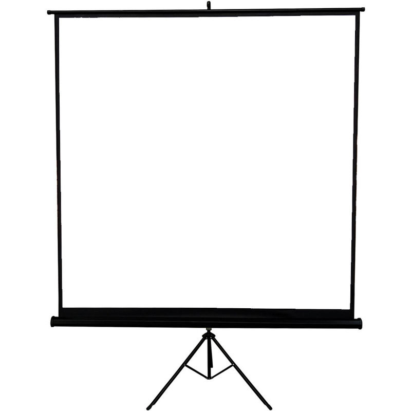 Melko - cran de projection avec trépied, écran sur trépied, home cinéma, bureau, projecteurs, 178 x 178 cm, 99 pouces - Idéal pour la tvhd