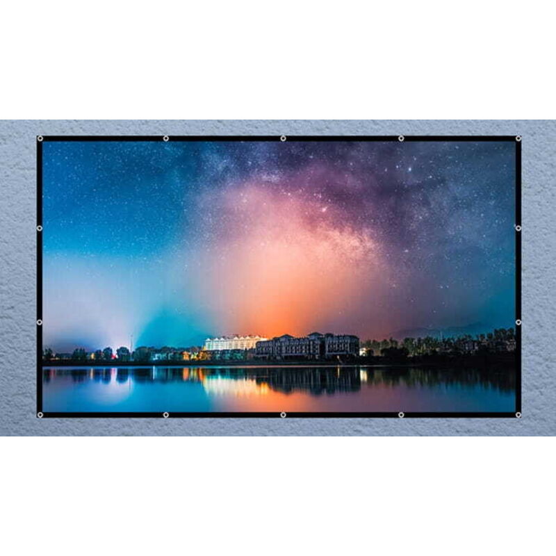 Écran de projection en tissu 16:9 AZ 100'' pouces