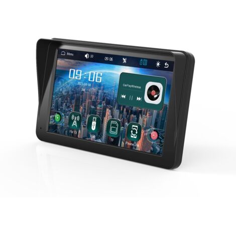 Écran de projection intelligent sans fil 7 pouces pour voiture, image de recul automatique sans fil, Bluetooth