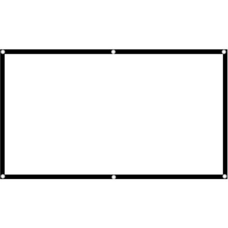 Écran de projection pliable SALUTUYA - 16:9 - 60-150 pouces - Blanc