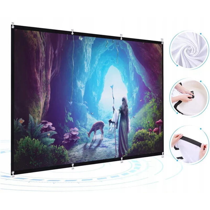 Écran de projection pliable Zenwire 120 pouces