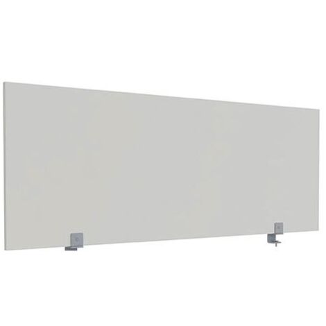 Écran de séparation KL bois antibactérien L 160 x H 60 cm - gris - Maxiburo
