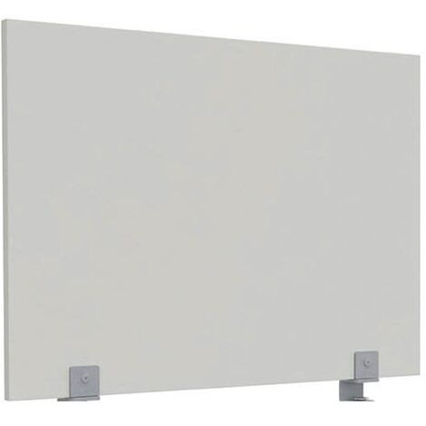 Écran de séparation KL bois antibactérien L 80 x H 60 cm - gris - Maxiburo