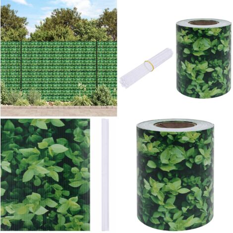 Écran d'intimité de jardin PVC 70x0,19 m Vert - Écran D'intimité Jardin - Clôture Pvc - Barrière De Confidentialité - Rouleau De Clôture - Brise Vent - Home & Living