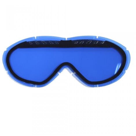 Écran double ventilé bleu pour masque lunette cross Smith Sonic