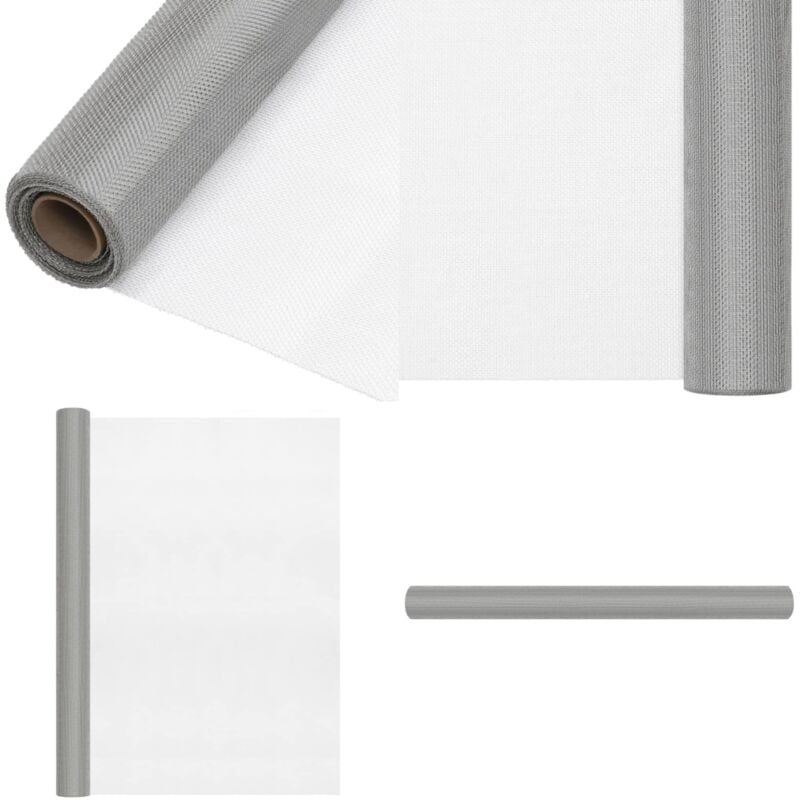 Cran en treillis Acier inoxydable 112x500 cm Argenté - maille - mailles - Home & Living - Argent