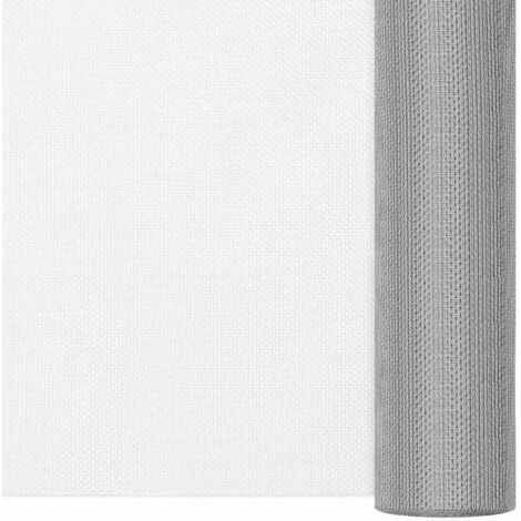 Écran en treillis Acier inoxydable 60x1000 cm Argenté