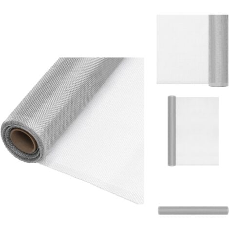 Écran en treillis Aluminium 60x2000 cm Argenté - Trellis Aluminium - Écran Aluminium - Moustiquaire Porte Fenêtre - Clôture Jardin - Protection Oiseau