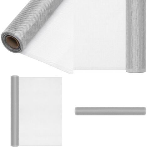 Écran en treillis Aluminium 60x2000 cm Argenté - Trellis Aluminium - Écran Aluminium - Moustiquaire Porte Fenêtre - Clôture Jardin - Protection Oiseau - Home & Living