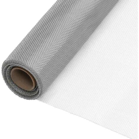 Écran en treillis Magnifique - Brise Vue Jardin Balcon Terrasse - Acier inoxydable 112x2000 cm Argenté Chic-756478