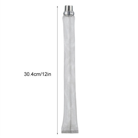 Écran-filtre en acier inoxydable 1/2 po NPT pour bouilloire à bière brassage maison, tamis maille 12 po
