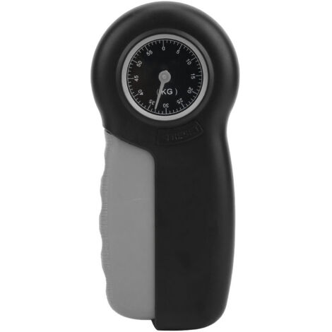 Écran Géant ABS Dynamomètre Mécanique pour Poignet - Mesure de Force de Préhension Noir Gris
