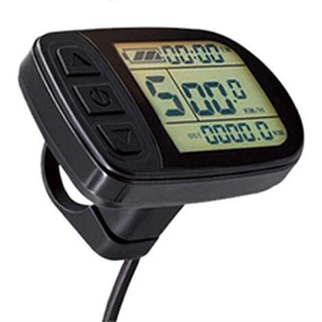 Écran LCD KT-LCD5 pour vélo électrique 24V/36V/48V/72V avec connecteur SM/étanche