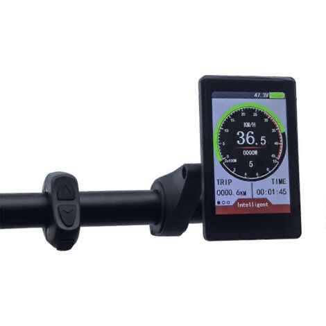 Écran LCD pour compteur de vélo électrique M6T-SM 24V-60V, compatible avec les scooters électriques.
