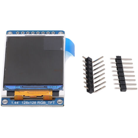 Écran LCD TFT 1,44 pouces Interface SPI avec Câblage Simplifié pour Microcontrôleurs