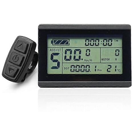 Écran LCD3 pour vélo électrique KT, compatible avec les contrôleurs intelligents KT 24V, 36V et 48V. Panneau étanche.
