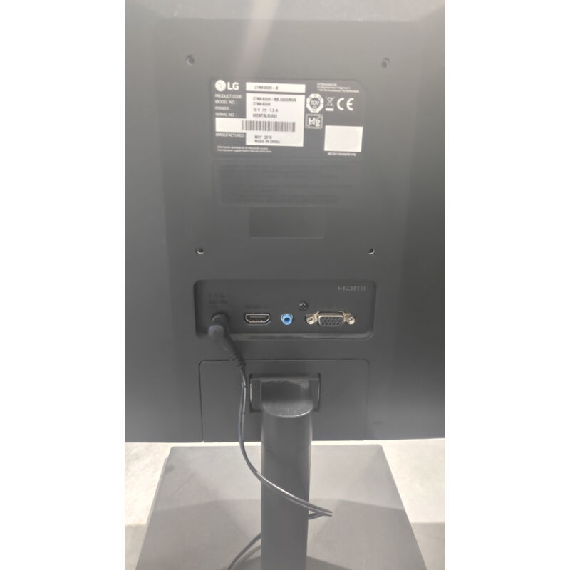 Ecran lg 27MK400H-B 27', Occasion, Noir