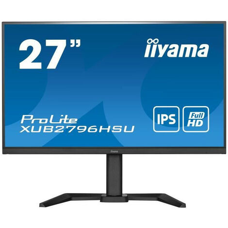 Ecran PC - IIYAMA XUB2796HSU-B5 - 27 FHD - Dalle IPS - 1 ms - 75Hz - HDMI / DisplayPort / USB - Pied réglable en hauteur