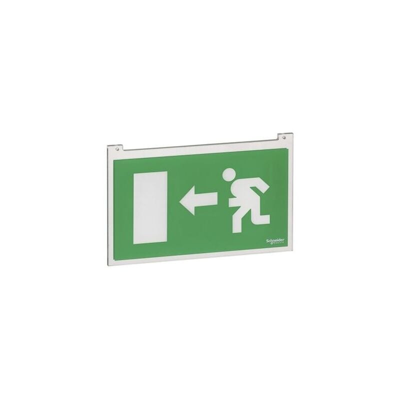 Ecran polycarbonate pour bloc à tranche à led - simple face - flèche gauche Schneider Electric OVA58934