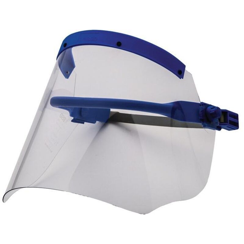 Cran protecteur p. électricien clair comme cristal, avec porte-casque 460 x 200 mm en 166, en 170, GS-ET-29 (2011)