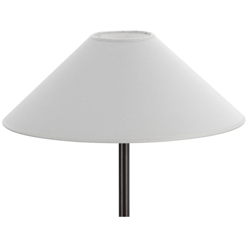 Abat-jour incliné 35x9x18 Blanc Coton