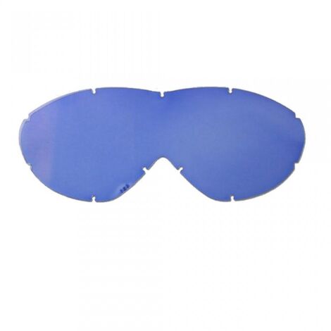 Écran simple bleu pour masque lunette cross Smith Sonic moto