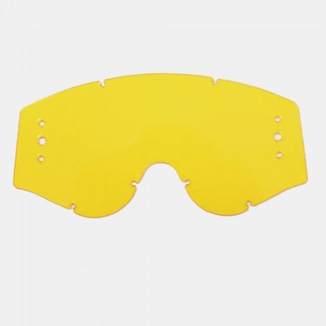 Écran simple jaune pour masque lunette cross Smith Oakley moto