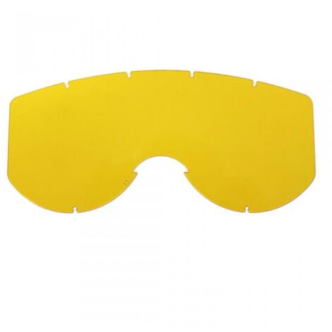 Écran simple jaune pour masque lunette cross Smith Option moto
