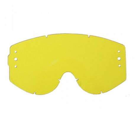 Écran simple jaune pour masque lunette cross Smith Scott moto