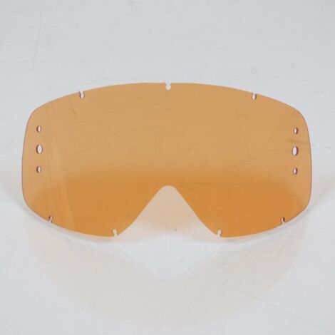 Écran simple orange pour masque lunette cross Smith Oakley moto