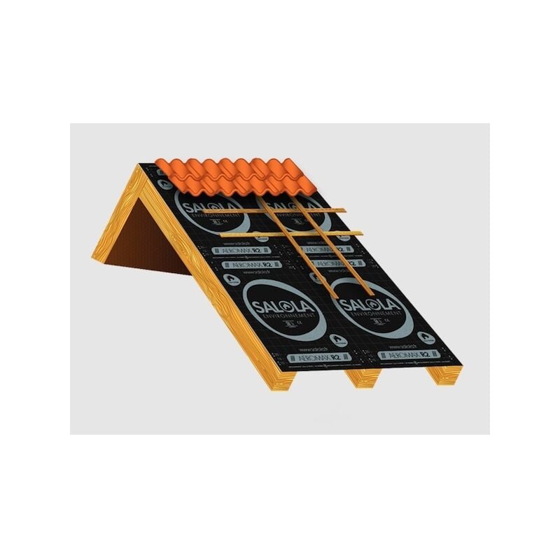 Salola - Ecran sous toiture aeromax R2 - 1.5 m x 50 m - noir