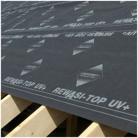 Écran sous-toiture Rewasi Top 150 UV Plus – Rouleau 50m x 1,5m – Surface 75m² – Résistance à l'eau Classe W1 – BKW