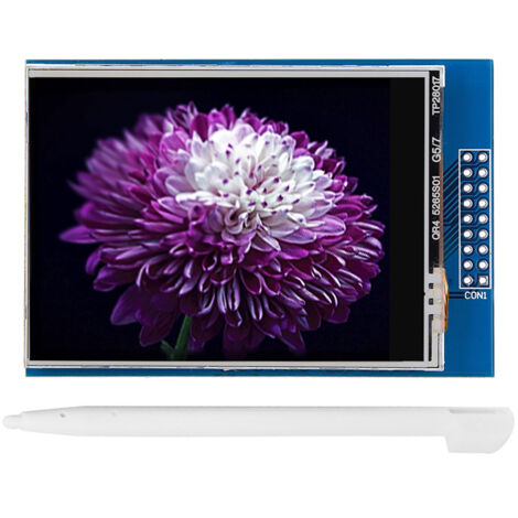 Écran TFT LCD couleur tactile 2,8 pouces pour systèmes de surveillance avec interface parallèle 8 bits