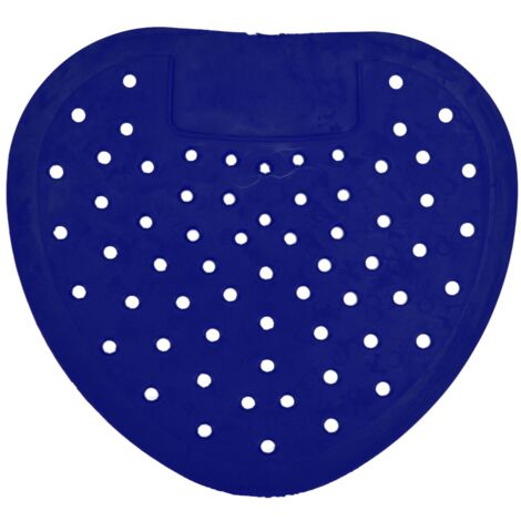 Écran urinal anti-éclaboussures à grand trou, désodorisant parfumé bleu pour toilettes et salles de bains